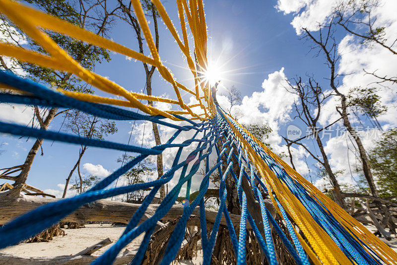 Swing Net POV in Jericoacoara, Ceará, Brazil